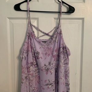 Torrid size 2 purple floral dress